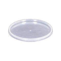 Låg Rund Ø122 mm PP Klar - 1414 stk/krt