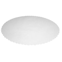 Fadpapir 36x55 cm oval præget hvid - 500 stk/pk