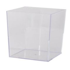 Cube 100 x 100 x 100 mm Large Klar - 5 stk/ps