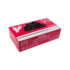 Prime Source Nitril Engangshandske Standard str. S u/Pudder Sort - 100 stk/pk