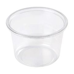 Bæger Deli Rund 720 ml Ø116 x 114 mm RPET Klar - 8 ps x 60 stk/krt