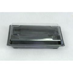 RPET Låg Klar 213 x 146 x 28 mm - 300 stk/krt