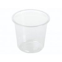 PLA Bæger 750 ml, Ø121 x 110 mm Klar - 50 stk/pk