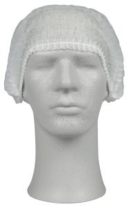 Engangshårnet Classic i One size, hvid - 250 stk/pk