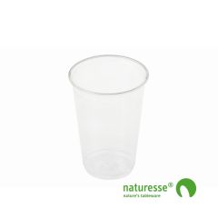 PLA, Glas 20 cl, Ø 70mm (for dispenser) Klar - 100 stk/pk