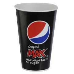 Pap Kolddriksbæger Pepsi Max 30 cl - 100 stk/ps
