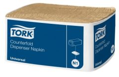 Tork N1 Counterfold Serviet, Natur - 24 pk x 300 stk/krt