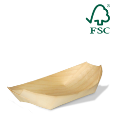 Træ Båd FSC 22 cm - 100 stk/pk