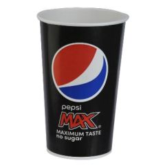 Pap Kolddriksbæger Pepsi Max 100 cl- 25 stk/ps
