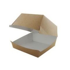 Kraft Burgerboks Natur 120 x 120 x 82 mm - 120 stk/pk