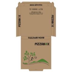 Pap Pizzaæske Model C 29 x 29 x 3 cm Brun - 100 stk/krt