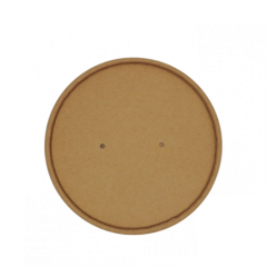 Pap Låg t/Salat-/Wok Skål 1090 ml Brun - 25 stk/pk