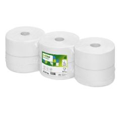 Toiletpapir Satino Comfort Jumbo 2-lag Ø24cm 320 m Hvid