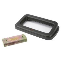 Vileda Professional Låg Geo Sort Affaldsbeholder vægophæng