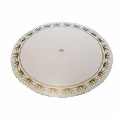 Kagepap lakeret med guldtryk Ø275 mm - 500 stk/krt