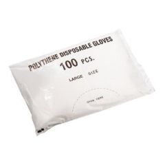 Handske Engangs str L LDPE - 100 stk/pk