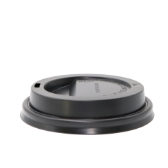 Kaffelåg til 12/16 oz kaffebæger Mat Sort - 50 stk/ps