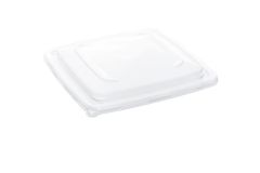 PP Låg Kvadratisk til 1000 ml bakke 23 x 23 cm - 25 stk/pk