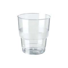 Plastglas 25 cl Klar - 25 ps x 40 stk/krt