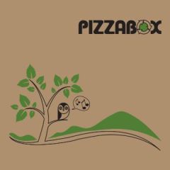 Pap Pizzaæske Ecobox 24 x 24 x 3 cm - 100 stk/krt