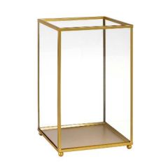 Duni Lanterne Comodo Noble 22 x 14 cm Guld - 2 stk/krt