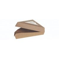 Karton Kageæske Trekantet FSC 167 x 129 x 45 mm - 50 stk/pk