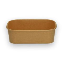 Bæger brun 500ml bionedbrydelig PLA - 50 stk/pk