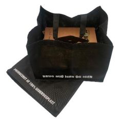 Non Woven Shoppingbag Sort 60 gr - 200 stk/krt