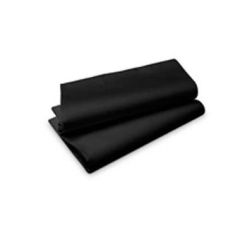 Duni Evolin Stikdug 127 x 220 cm, Sort - 25 stk/krt