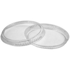 Låg Ø80 x 5 mm RPET Klar - 100 stk/pk