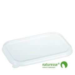 PLA Låg til bakke 500 og 650 ml Klar - 65 stk/pk