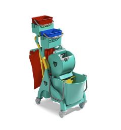 TTS Nick plus 90 rengøringsvogn kompakt 28 L spand & poseholder