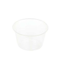PLA Dressingbæger Klar 90 ml, Ø70 x 41 mm - 100 stk/pk