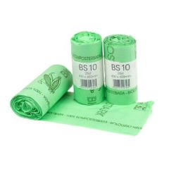 Spandepose PLA Bionedbrydelig 10 L 430 x 540 mm 15 my Grøn - 51 rl/krt