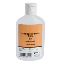 Plum Hånddesinfektion gel 85% ethanol med snaplåg 120 ml