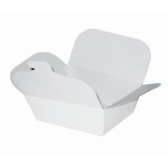 Kinaæske Wok 450 ml/16 oz Rund Hvid - 500 stk/krt