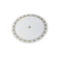 Kagepap lakeret med guldtryk Ø180 mm - 500 stk/krt