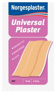 Hæfteplaster Universal 6 x 10 cm, vandfast - 10 stk/pk