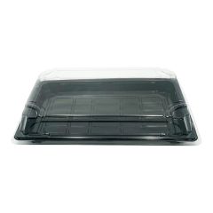 Sushibakke 09 RPET m. låg 240 x 147 x 45 mm Sort - 300 stk/krt