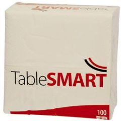 TableSmart Serviet 40x40 1/8 3-lag Hvid - 100 stk/pk
