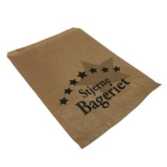 Bagerpose Stjernebageriet 3 kg 300 x 375 mm 40 gr Brun - 1000 stk/krt - UDEN GEBYR OG AFGIFTER