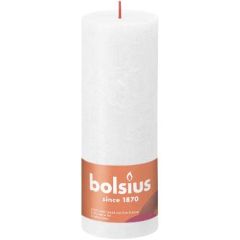 Bloklys 85 timer, Ø68 x 190 mm, Rustik Hvid - 4 stk/krt