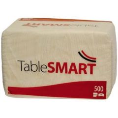 TableSmart Serviet 33x33 cm 1-lags Hvid - 500 stk