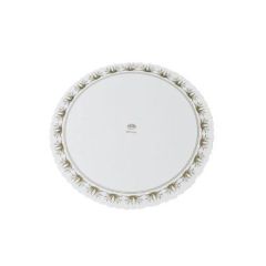 Kagepap lakeret med guldtryk Ø200 mm - 500 stk/krt