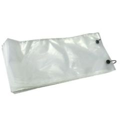 Plastpose 220 x 420 40+55 mm 45 my PE Klar, 100 stk/pk