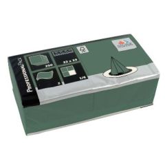 Fasana Serviet 33 x 33 cm 2-lag Mørkegrøn - 250 stk/pk