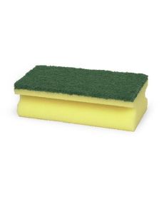 Skuresvampe, Grøn/Gul - 10 stk/pk