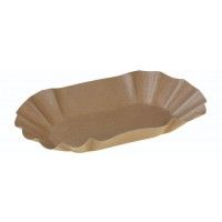 Kraft Bakke FSC 160 x 90 x 30 mm - Brun - 250 stk/pk