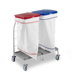 TTS Skraldestativ DUST u/fodpedal, 2 x 70 L - 1 stk