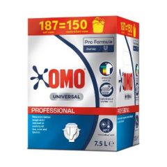 Omo Tøjvask Flydende Professional Universal m. Parfume Hvidt & Kulørt - 7.5 L